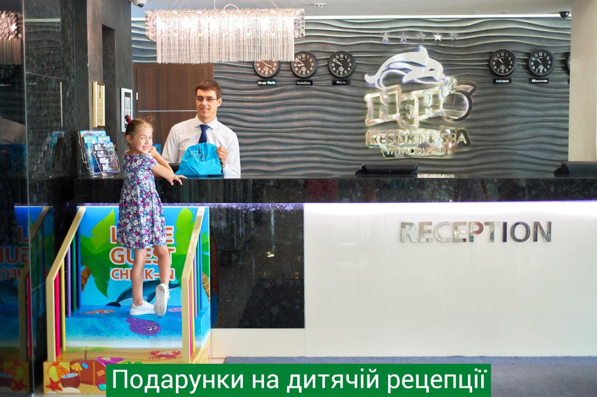 Nemo Hotel Resort & Spa Odessa Eksteriør billede Reception at the hotel